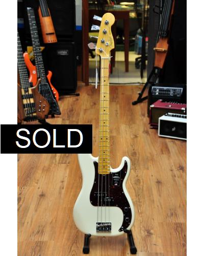 Fender American Professional II Precision Bass Olympic White-MN